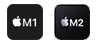 Apple M1 and M2 Chip Image